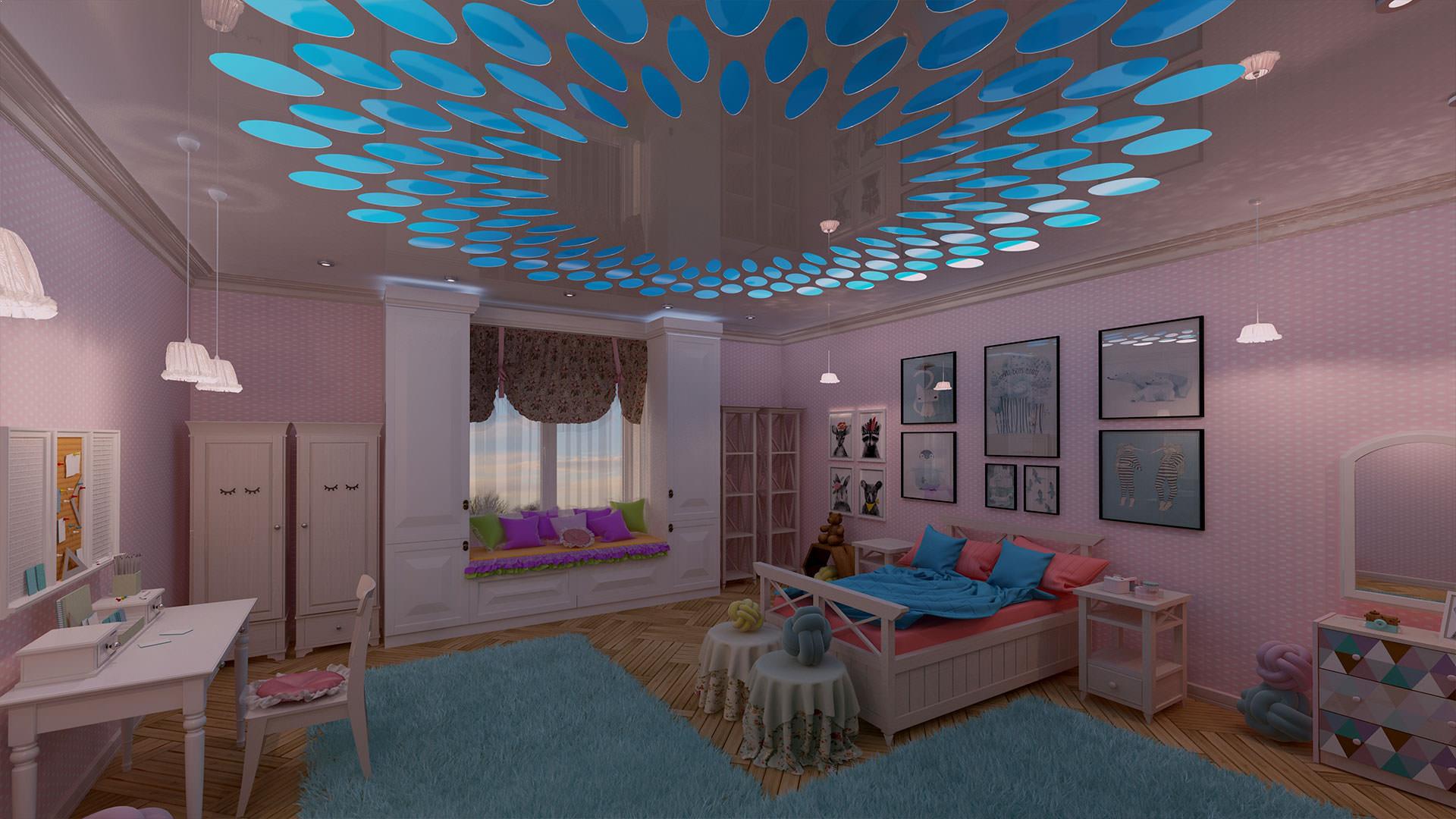 Натяжные потолки в Квартире 80 кв.м